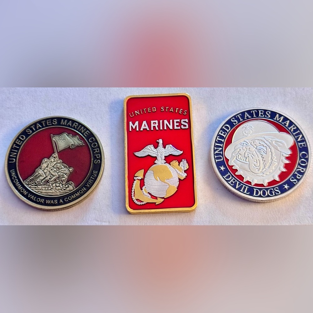 United States Marines Challenge coin set